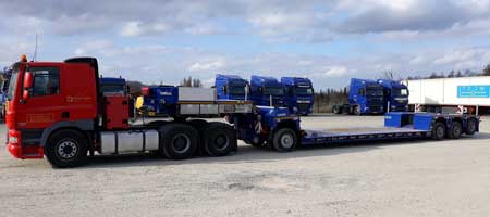 New 1+3 Low Loader Trailer Chabrillac