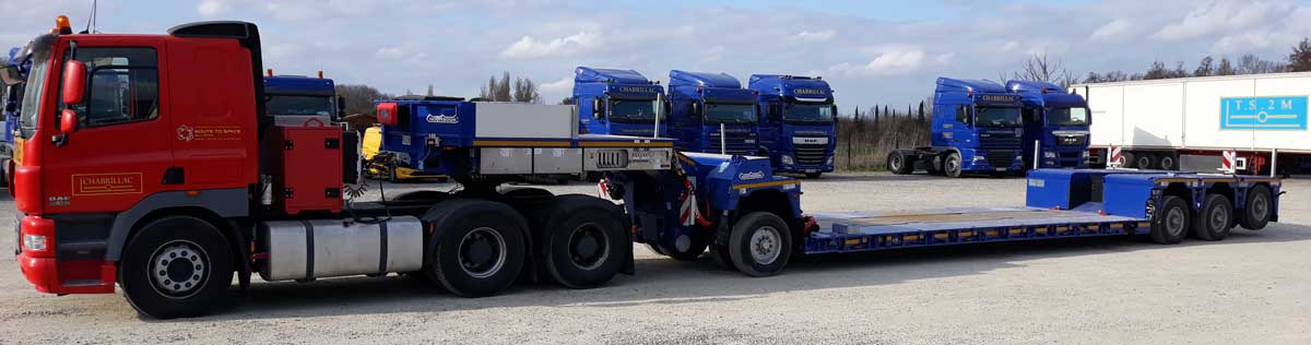 New 1+3 Low Loader Trailer for Chabrillac