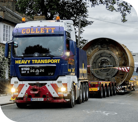 Transport of Tunnel Boring Machine