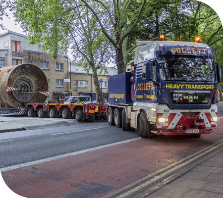 Transport of Tunnel Boring Machine