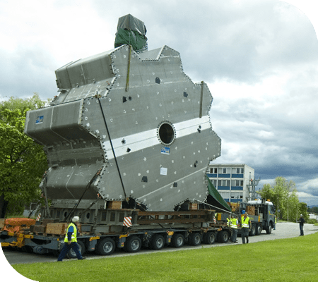 Transporting CERN's ALTAS Toroid Magnet