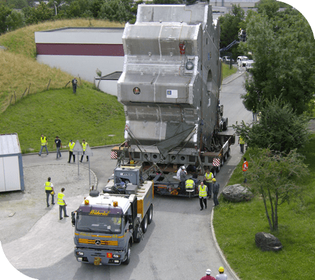 Transporting CERN's ALTAS Toroid Magnet